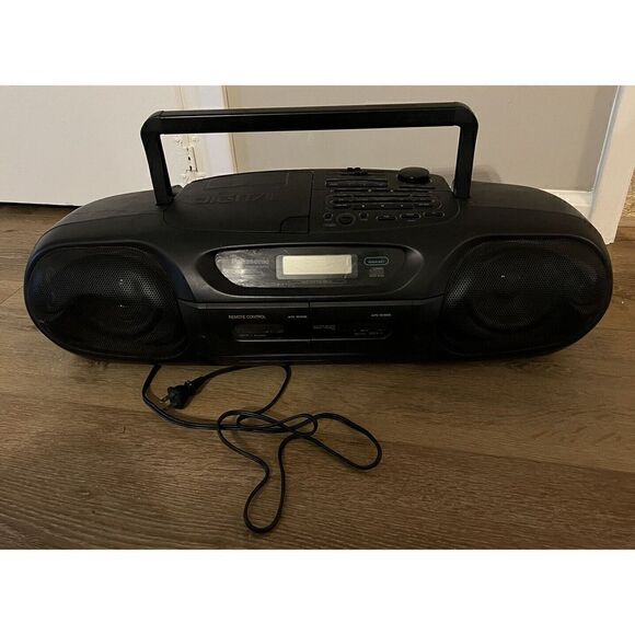 Panasonic RX-DT55 Portable Stereo System AM/FM/CD Dual Cassette Tape Player - Picture 1 of 7